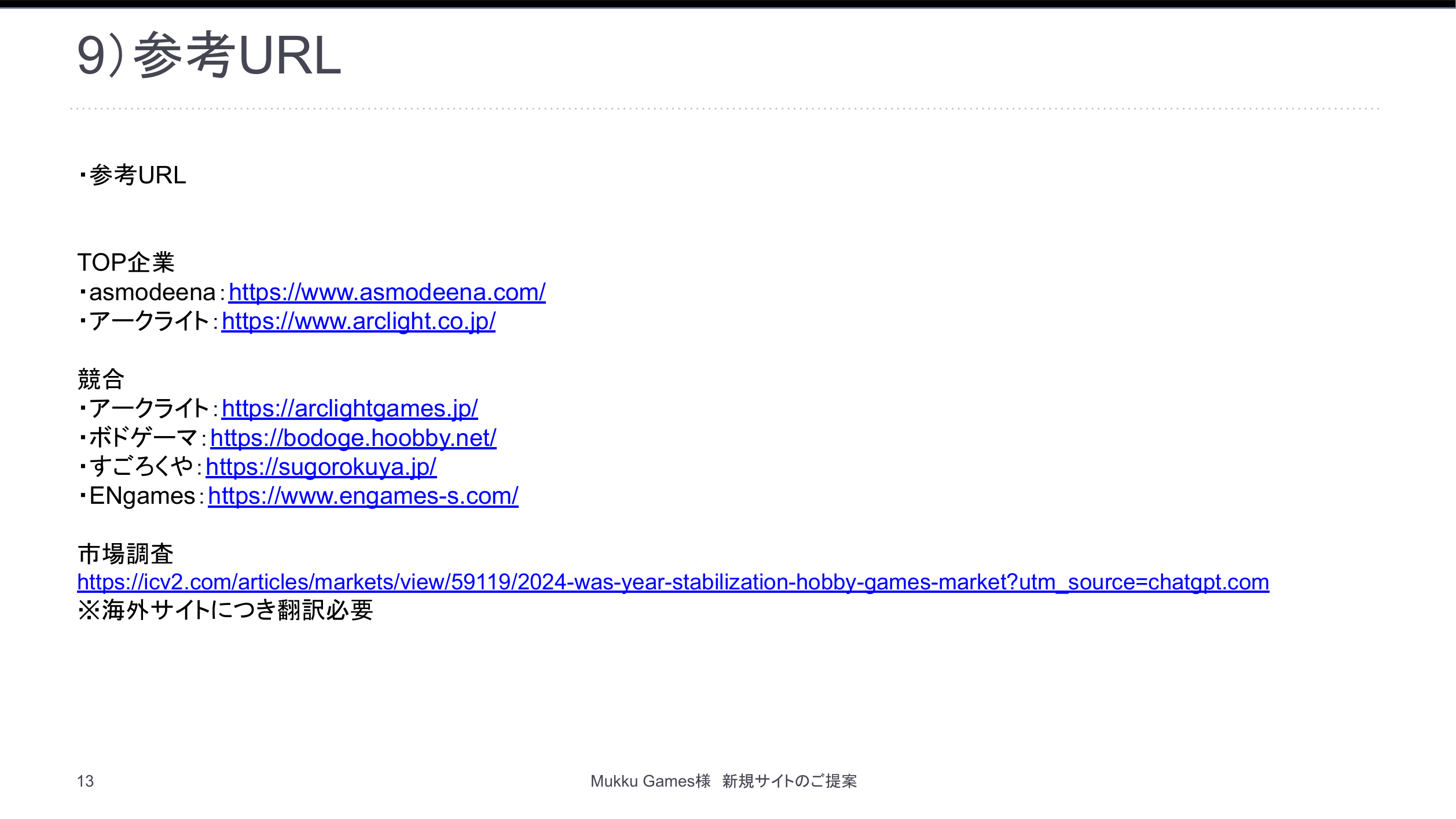ディレクションレポート13