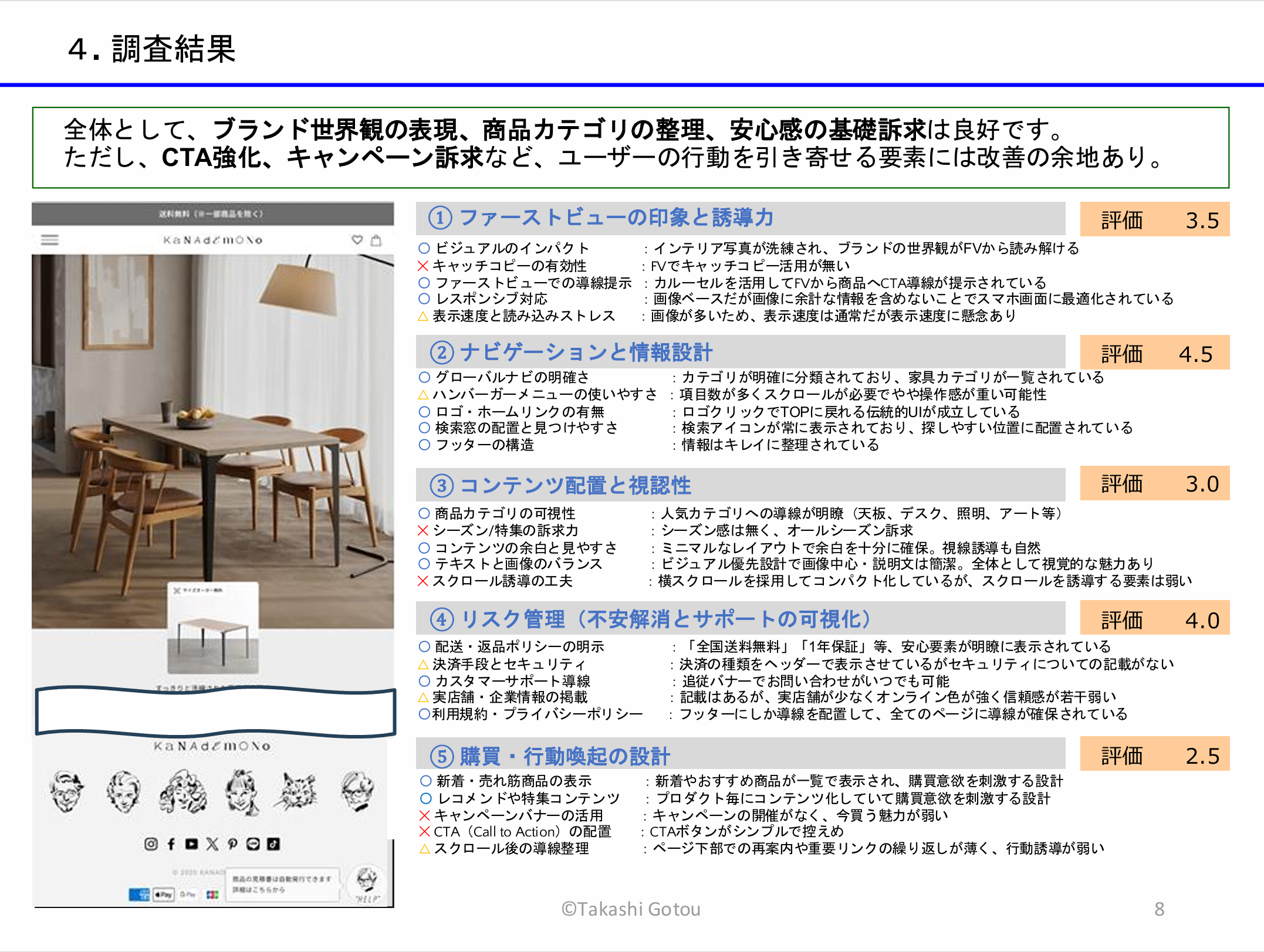 ヒューリスティック調査8